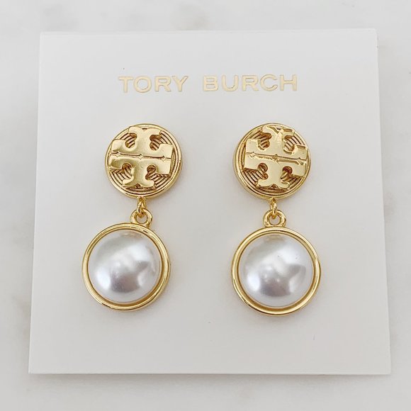 Tory Burch Jewelry - tory burch pearl pendant earring